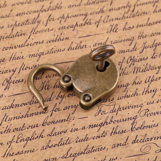 3PCS Padlocks, Vintage Antique Style Mini Bear Padlocks With Keys