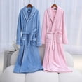 thumbnail image 4 of Nmnitkp Robes for Women Comfortable and Breathable Waffle Knit Lightweight Kimono Spa & Bath Robes for Women, 4 of 4