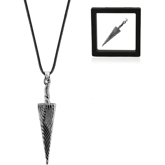Arrowhead Pendant Necklace for Men and Women, Gothic Spear Point Necklace, Zinc Alloy Fashion Jewelry Gift
