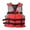 Red, variant on MNCEKFOD Swim Vest for Adults Lightweight and Breathable Summer Rock Fishing and Sea Fishing Vest Belt Style Portable Life Jacket Red S