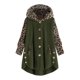 thumbnail image 2 of Puntoco, chaqueta cálida de invierno con botones de felpa para mujer, prendas de vestir, abrigo con bolsillos, Tops de manga larga de retazos, liquidación Puntoco Puntoco-719, 2 of 5
