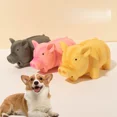 thumbnail image 2 of Cute Dog Chew Toys Rubber Sound Pig Grunting Squeak Latex Pet Toys for Dog Squeaker Chew Training Puppy Supplies Pet Products (pink), 2 of 7