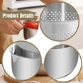 thumbnail image 6 of kowaku Drain Basket Fruit Drain Bowl, Home Use Container Compact Kitchen Vegetable Basket Food Cooking Strainer Colander, for Grapes S, 6 of 9