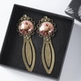 thumbnail image 3 of Minced flower Vintage Copper-Colored Lace Bookmarks - Set of 2 Stainless Steel Reading Accessories for Book Lovers and Readers, 3 of 5