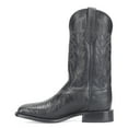 thumbnail image 3 of Justin Boots Mens Reposado Lizard Square Toe Pull On Cowboy  Mid Calf Dress, 3 of 5