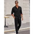 thumbnail image 4 of COOFANDY Long Sleeve Button Up Shirts for Men Slim Fit Denim Shirt Casual Shirt, 4 of 6