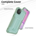 thumbnail image 3 of ExoGuard For iPhone 14 Plus Case, Phone Case with Screen Protector and Kickstand (Green), 3 of 7