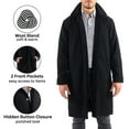 thumbnail image 2 of Alpine Swiss Mens Zach Knee Length Jacket Top Coat Trench Wool Blend Overcoat, 2 of 7