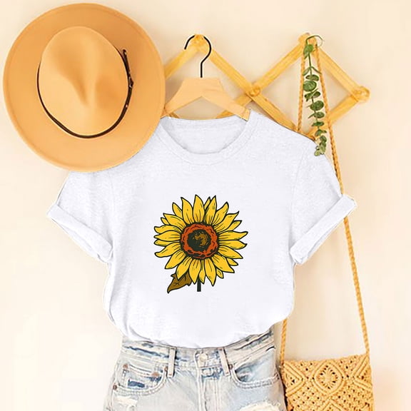 Pohista Women's Tops and Blouses Women's T-Shirts Cotton Women Blouses Dressy Casual Short Sleeve Tops for Women Cropped reorders from my past orders
