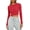 Red, variant on Womens Long Sleeve Shirts Basic Ribbed Slim Fitted Tops Casual Fall Fashion Teen Girl Clothes