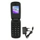 thumbnail image 1 of Téléphone à clapet 2G double SIM, 1200 mAh, écran couleur 1,77 pouce, 100-240 V, prise UE bleue, 1 of 4