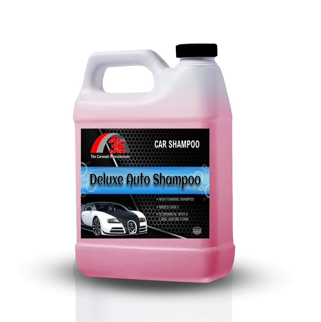 3E Deluxe Maxi-Suds Foaming Car Wash Soap Shampoo - Concentrated, Beginner and Professional Detailer-Friendly (Works with Foam Cannons, Foam Guns or Bucket Washes) 64 oz, Cherry Scented
