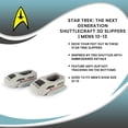 thumbnail image 7 of Ukonic Star Trek: The Next Generation Shuttlecraft 3D Slippers | Mens 12-13 Male, 7 of 7