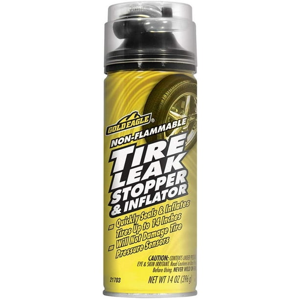 Gold Eagle 21703 Non-Flammable Tire Leak Stopper and Inflator - 14 av