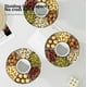 thumbnail image 4 of Fiudx Liquidación De Ahorros De Verano Bandeja Para Refrigerios, Bandeja Creativa Para Frutas, Recipientes Para Dulces De 5 Segmentos Utilizados Para Dulces De Nueces, Compartimiento organizador De A, 4 of 6