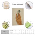 thumbnail image 2 of Austrian Artists Egon Schiele Self-Portrait in Orange Jacket Retro Poster Print Photo Art Painting Canvas Poster Home Decorative Bedroom Modern Decor Posters Gifts 16x24inch(40x60cm), 2 of 6