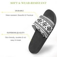thumbnail image 3 of GZHJMY Stylish Slides for Women Men, Abstract Black Lines Soft Flexible Slip-on Sandals Slippers, 3 of 7