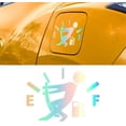 thumbnail image 2 of Calcomanías divertidas para autos Calcomanía de alto consumo de combustible Medidor de combustible Pegatinas vacías para automóviles, camiones, motocicletas, SUV (multicolor) Ormromra WMZL-2187-2, 2 of 7