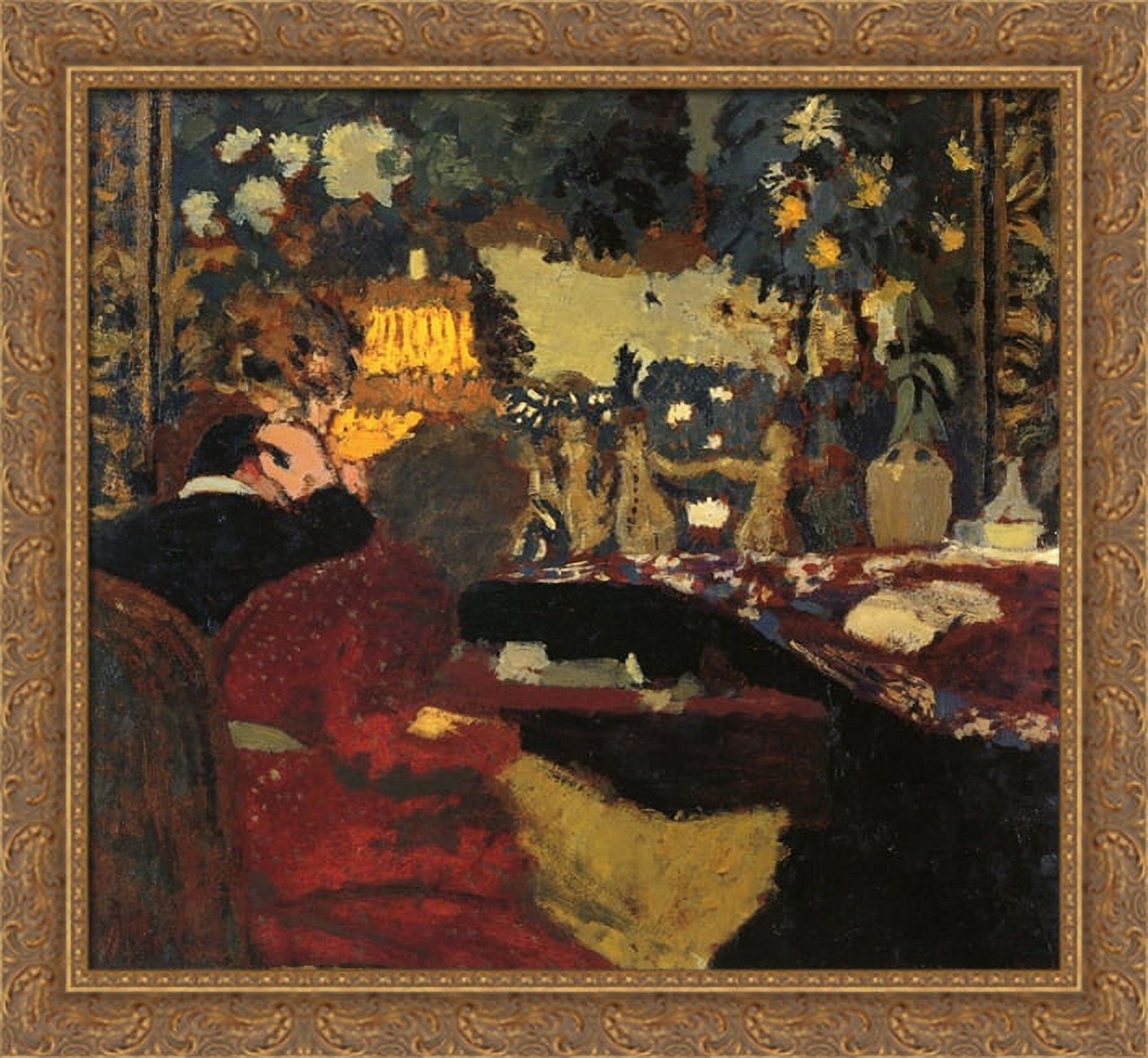 Camille Pissarro、海外版超希少レゾネ、新品額装付 Hyde Park, London 34x28 Large Gold Ornate Wood Framed Canvas Art