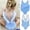 Blue, variant on EGNMCR Kids Toddler Infant Baby Girl Swimsuit One Piece Ruffle Swimwear Bathing Suits Hawaiian Beach Wear Holiday Clothes Summer