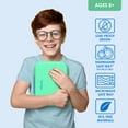 thumbnail image 3 of Bentgo® Pop - Leak-Proof Lunch Box & Removable Divider for Ages 8+ & Teens - Lunch Container Holds 5 Cups of Food; 3-4 Compartments; Microwave/Dishwasher Safe; 2 Year Warranty (Spring Green/Blue), 3 of 7