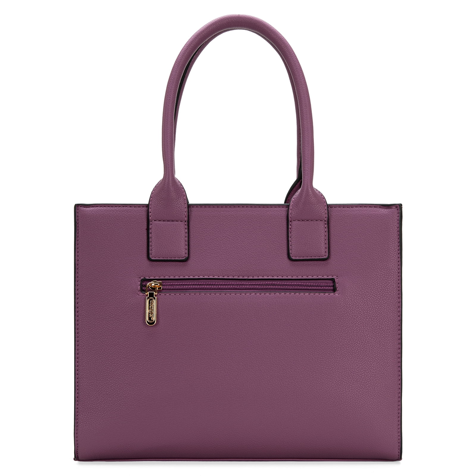 Wrangler 3Pcs Handbags Set Tote Bag & Medium Crossbody Purse & Wallet, Purple