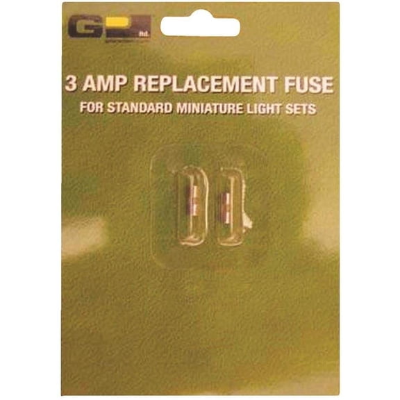 G&P Christmas Light Fuse Set - 3 Amps - Clear, Multicolor
