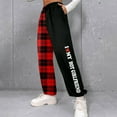 thumbnail image 2 of Uuszgmr Valentine'S Day Love Print Casual Pants For Women Casual Sweatpants With Pockets High Waist Pants Grey,Size:S-Xxl, 2 of 4