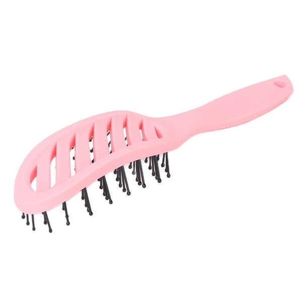 Massage Brush Comb, Portable Nylon Ribs Comb For Home Pink - Walmart.com