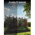 thumbnail image 4 of Royalbelle 7 PCS Black Raised Garden Bed with Trellis, Plastic Planter Box, 4 of 7