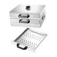 thumbnail image 4 of Máquina de para hacer de arroz de 2 capas, horno al , 2 cajones con bandeja adicional, acero inoxidable 304 para cajón, uso 2 Cajones+1 Vaporera Gloria Máquina de rollo de arroz, 4 of 9