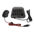 thumbnail image 3 of Keyboard Converter Set Plug and Play One Handed Gaming Keyboard and Mouse Combo with Converter for PS5 for Switch, 3 of 5