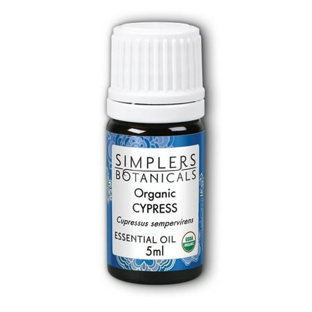 Essential Oil Cypress Organic Simplers Botanicals 5 ml Liquid