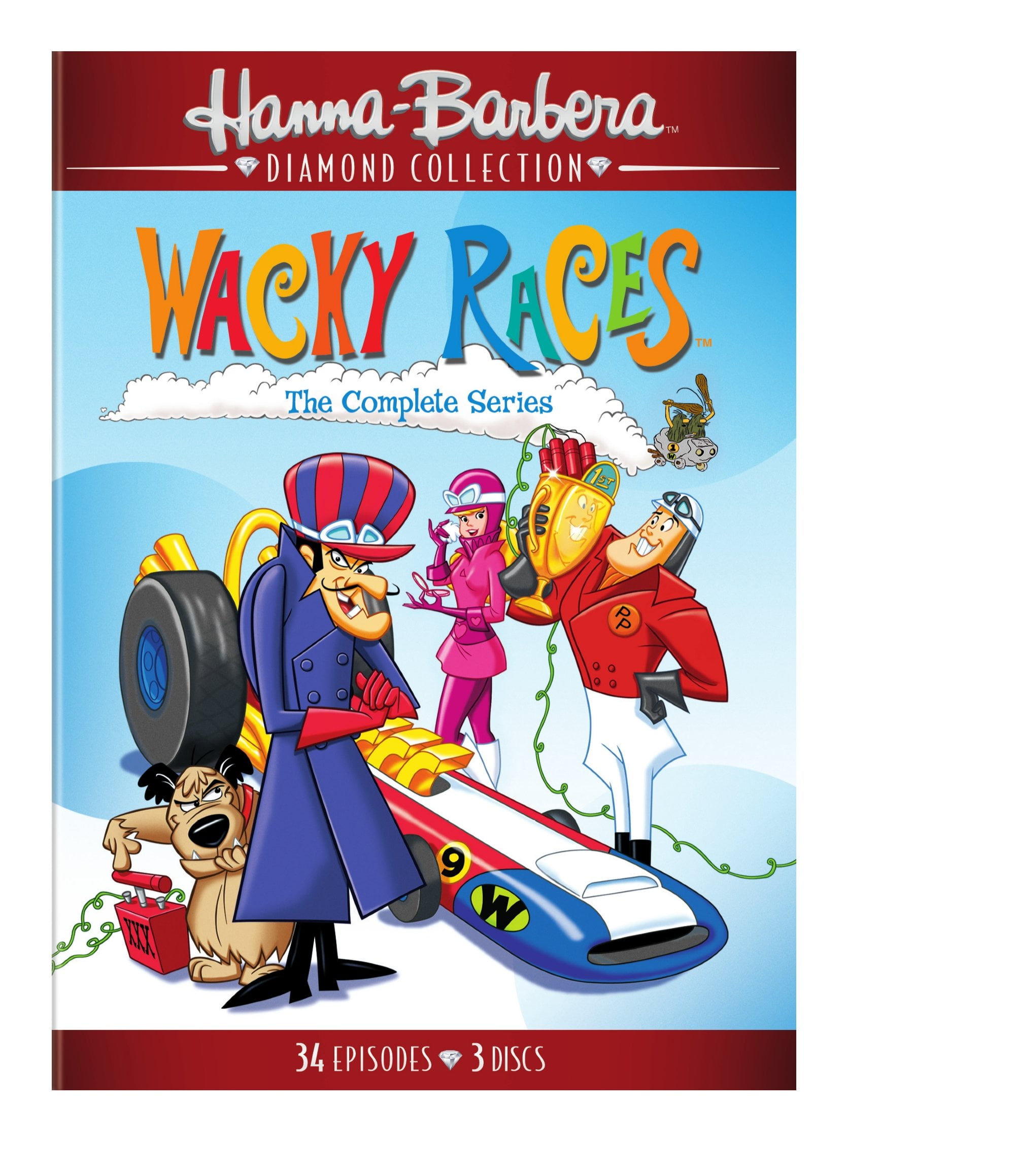 SDS, Wacky Races: The Complete Series, DVD, All 34 Episodes