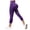 Purple, variant on Anti Cellulite Compression 3D Leggings for Women with Resistance Bands Lifting Tummy Control Cropped Yoga Pants (Navy, XL)