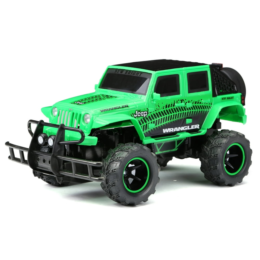 New Bright RC Trucks 114 Radio Control Jeep Wrangler Baja Truck Green