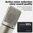 thumbnail image 6 of Metal Professional Condenser Microphone Studio Microphone for Computer Gaming Recording Singing Podcast Sound Card, 6 of 10