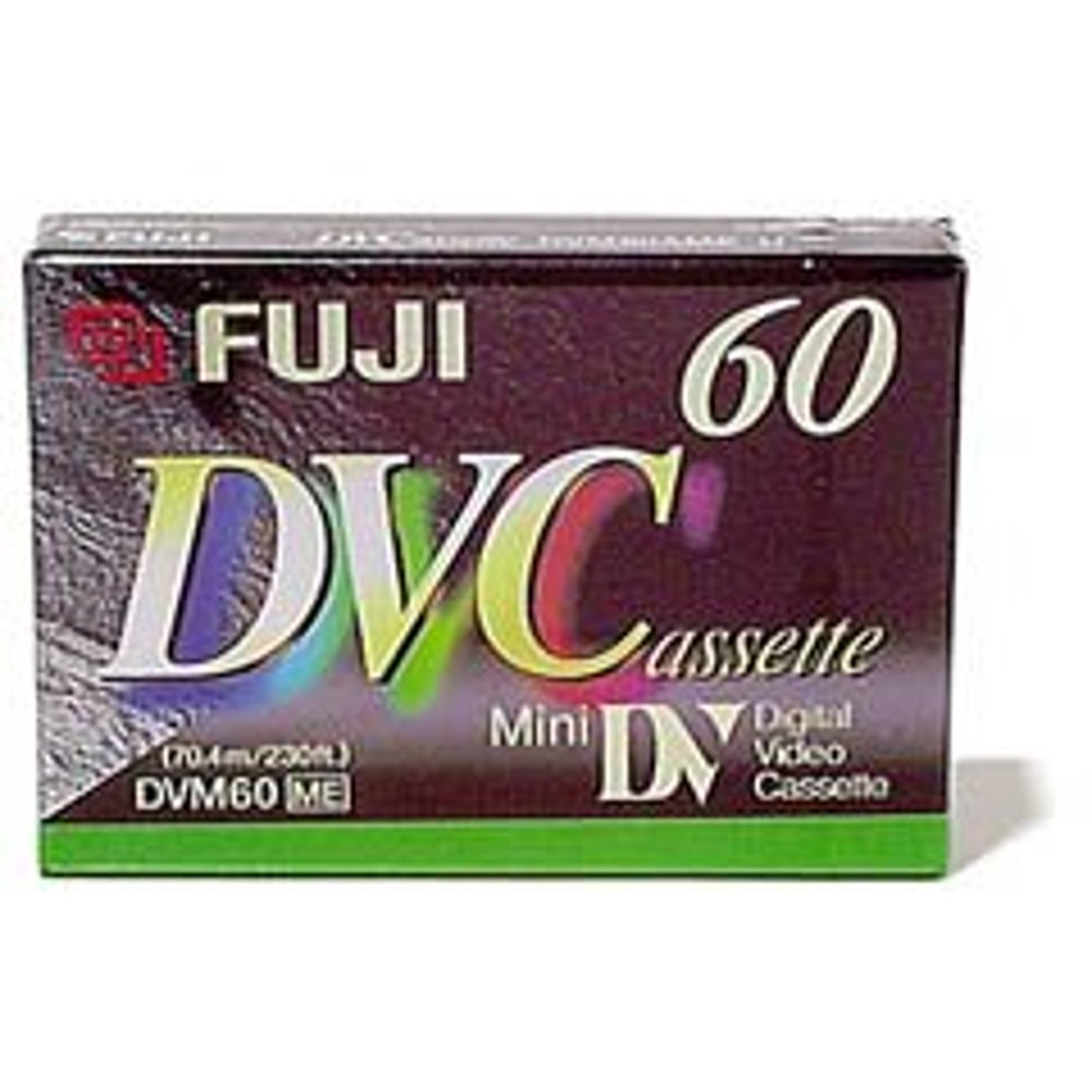 Fujifilm miniDV Videocassette 60 Minutes, Single Model DVM60 FUJI