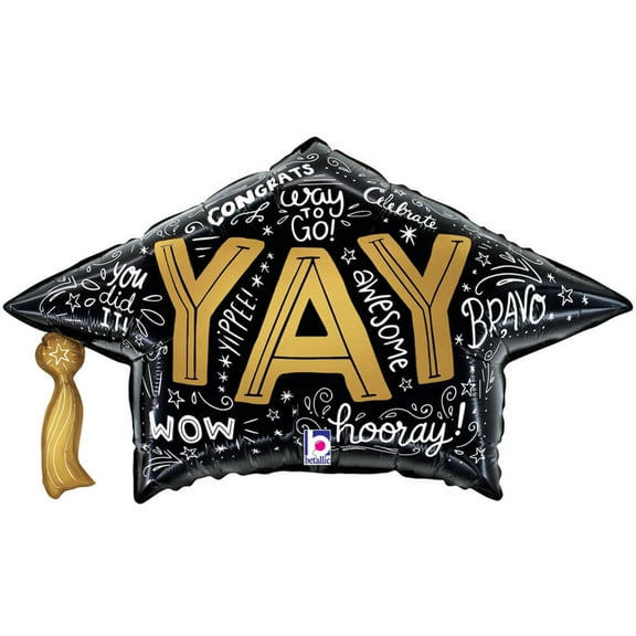 30 inch GRAD CAP WORDS