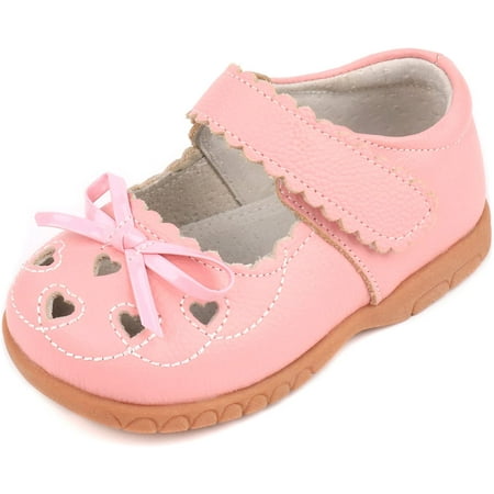 

Girls Leather Bows Design Soft Round Toe Princess Dress Mary Jane Flat Shoes(Toddler/Little Kid)