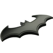 3D Chrome Metal Bat Auto Logo Car Sticker Batman Badge Emblem Tail Decal