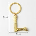 thumbnail image 2 of Zhangyh 26 Letters A-Z Decorative Alphabet Initial Charm Keychain for Women Girls Men Teenager Gift, 2 of 2