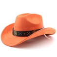 thumbnail image 2 of Western Style Cowboy Hat Curved Brim Ideal For Outdoor Adventure Travel Riding And Everyday Use, 2 of 3