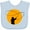 AE-Light Blue, variant on Inktastic Fly Fishing Sun Silhouette Boys or Girls Baby Bib