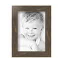 thumbnail image 2 of ArtToFrame 5 x 7 Glass Picture Frame, Brown, 2 of 8