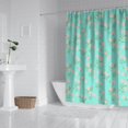thumbnail image 2 of Pioneer Flower Floral Print Pattern Shower Curtain 72"x72", Bathroom Decorative Shower Curtain Set with 12 Hooks, Waterproof Washable, 2 of 6
