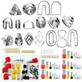 thumbnail image 1 of 1 Set Polymer Clay Cutters Clay Earring Cutters Polymer Clay Jewelry Making Tool, 1 of 9