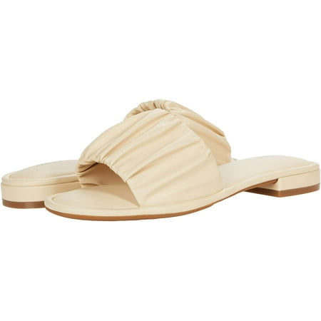 Aerosoles Womens Jamaica Flat Sandal 8 Off White
