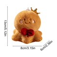 thumbnail image 3 of 2026 Christmas Home Party Decoration Christmas Stuffed Ornaments Cute Santa Snowman Reindeer Gingerbread Man Stuffed Dolls Holiday Decor Stuffed Figures For Xmas Tree Hanging Desktop Display, 3 of 6