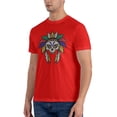 thumbnail image 4 of Louisiana Voodoo Short Sleeve T-Shirt Crewneck Cotton Classic Tee Shirt Tops, 4 of 5